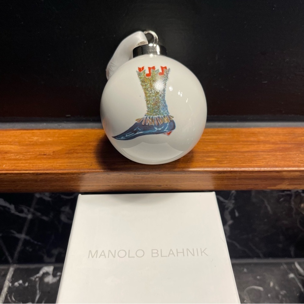 Manolo Blahnik Festive Christmas Ornament
